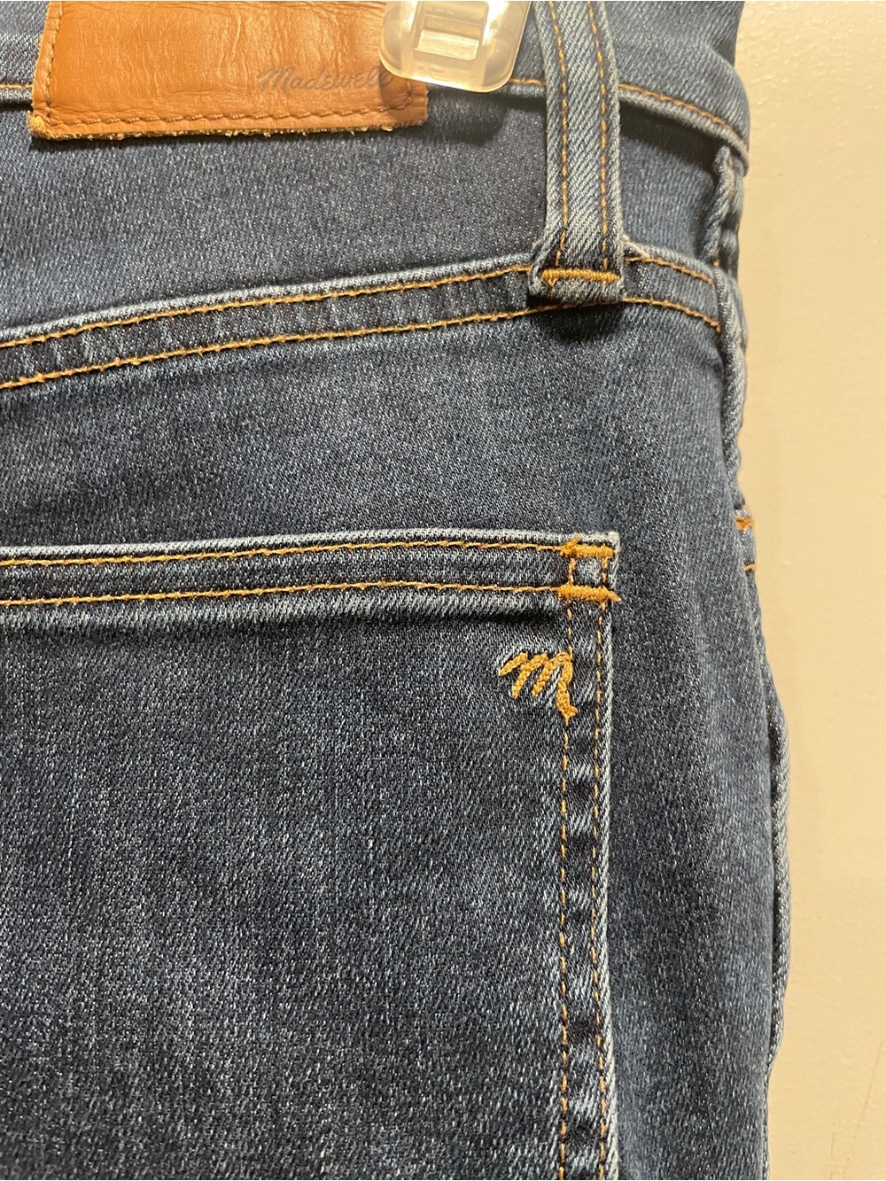 Madewell Dark Indigo Skinny Jeans size 28 - Picture 5 of 6